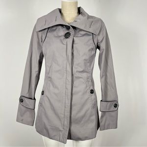 Soia & Kyo Gray-Lilac Trench Coat